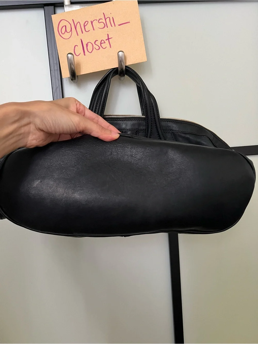 Vintage Givenchy Nightingale Black Leather Bag